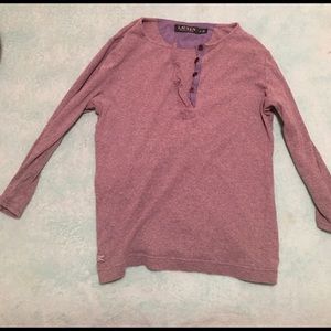 Ralph Lauren gray Henley long sleeve